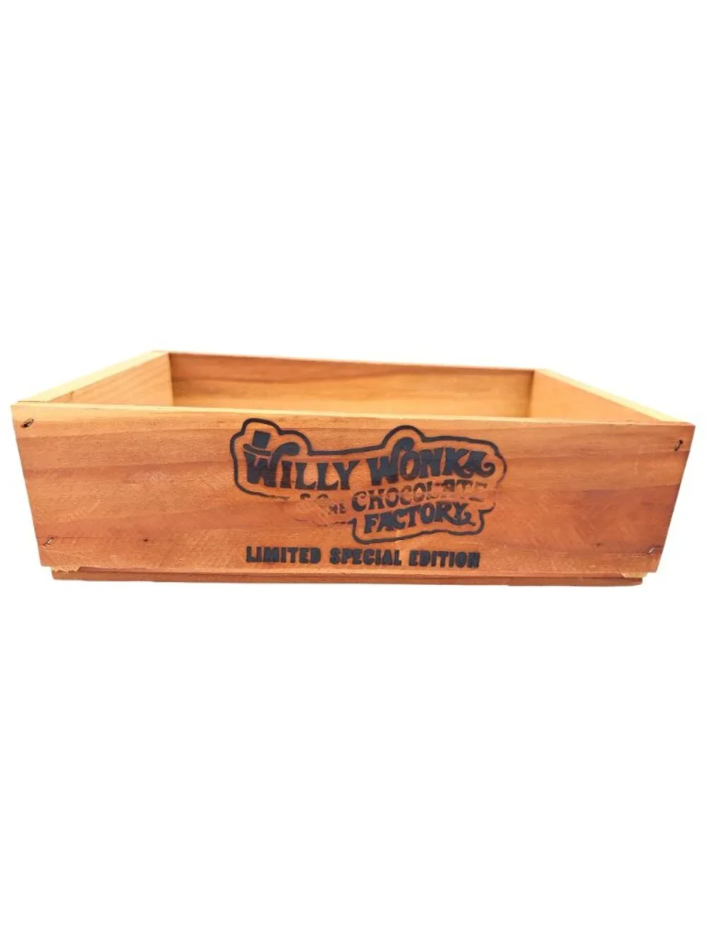 Willy Wonka & The Chocolate Factory Limited Special Edition Wooden Crate Box